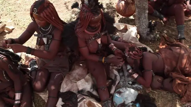 Himba tribe in Namibia