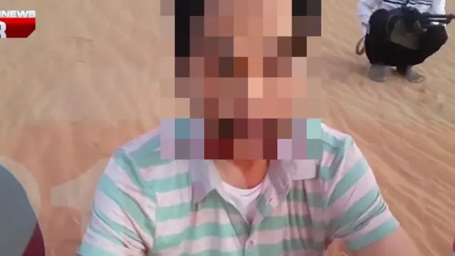 리비아 매체 218 뉴스가 공개한 영상에서 이 남성은 자신이 한국인이라고 밝혔다