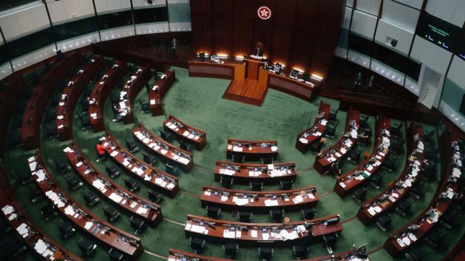香港立法会会议厅（4/6/2020）