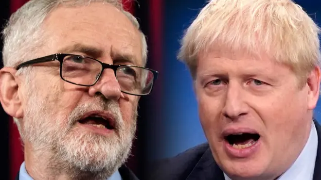 Boris Johnson ve Jeremy Corbyn