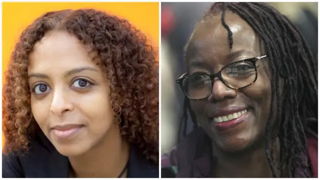 Maaza Mengiste (G) et Tsitsi Dangarembga (D) ont toutes deux été présélectionnées.