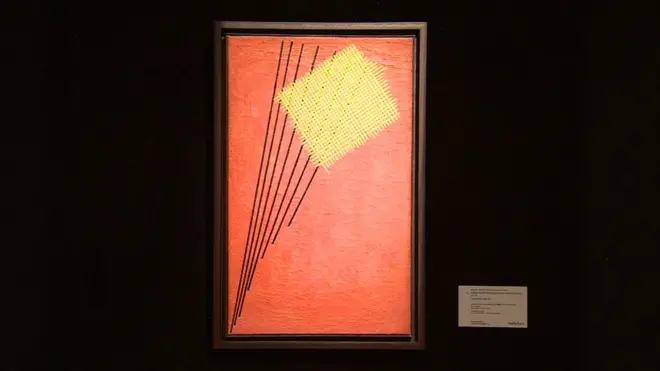 Картина Александра Родченко "Конструкция № 95" - один из самых дорогих лотов "русских торгов" на аукционе Sotheby's