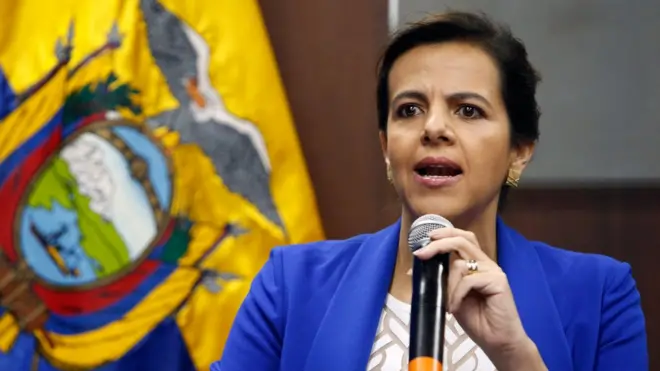 La ministra del Interior María Paula Romo confirmó la detención