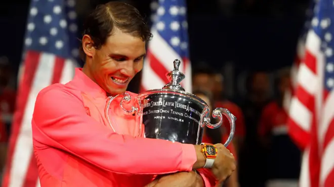 Rafael Nadal ganó en tres sets ante el sudafricano Kevin Anderson.