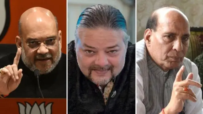 રાજનાથ, અમિત શાહ અને અવિ ડાંડિયા