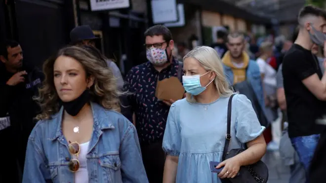 shoppers in Camden