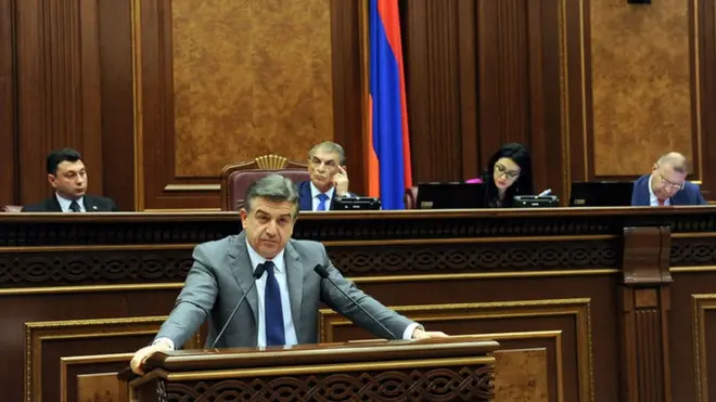 Müxalifət Baş Nazir Karen Karapetyanın planını "geriləmə" adlandırıblar
