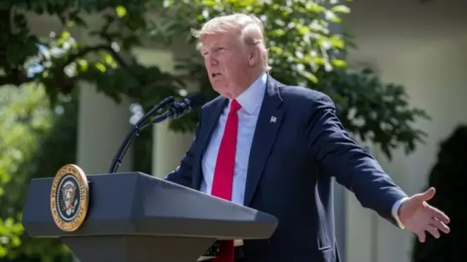 Trump anunciö el jueves que abandonará el Acuerdo de París que firmaron 194 países en 2015.