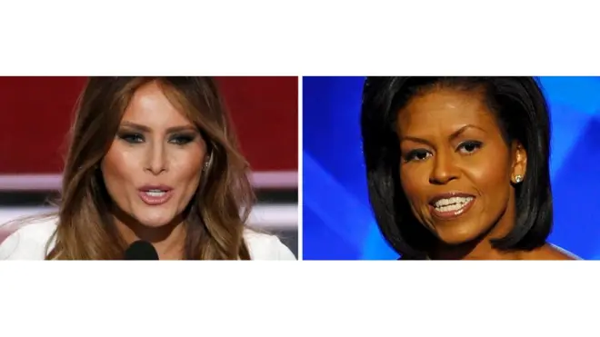 Malania Trump ve Michelle Obama karşılaştırması