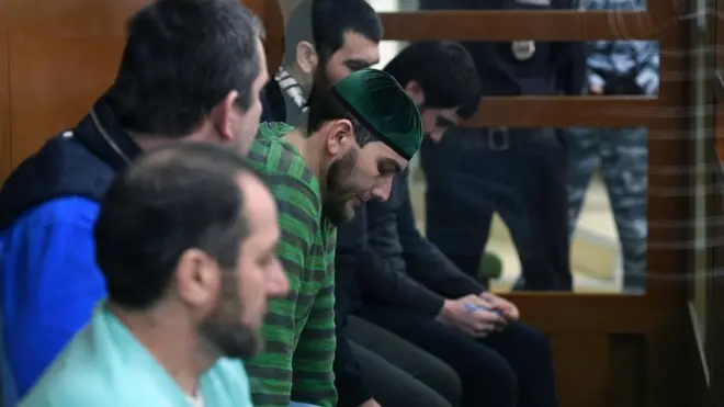 Обвиняемые по делу об убийстве Немцова