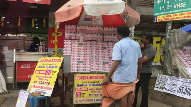 కేరళలో లాటరీ టిక్కెట్ స్టాల్ (ఫైల్ ఫొటో)