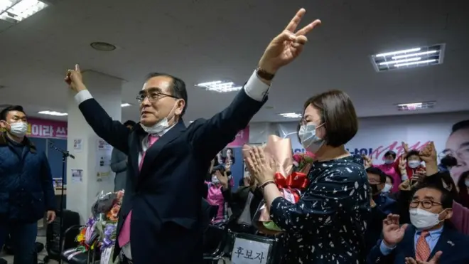 He was running as the opposition United Future Party's main candidate in Gangnam