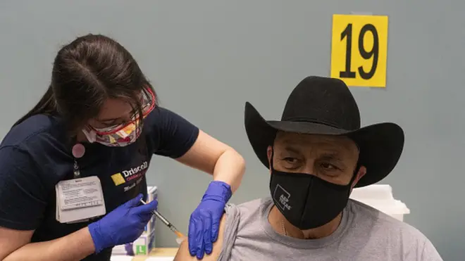 The governor of Texas said a requirement to wear masks in the state would be lifted