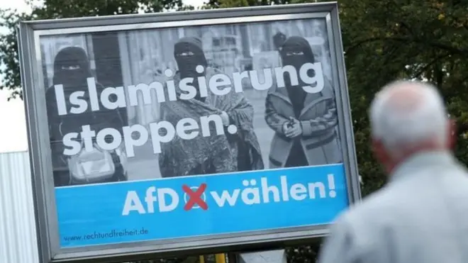 AfD kerap mengangkat retorika anti-Islam.