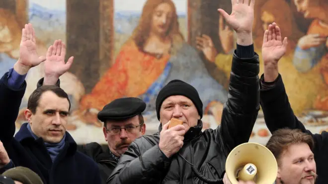 Акція протесту в Белорусі