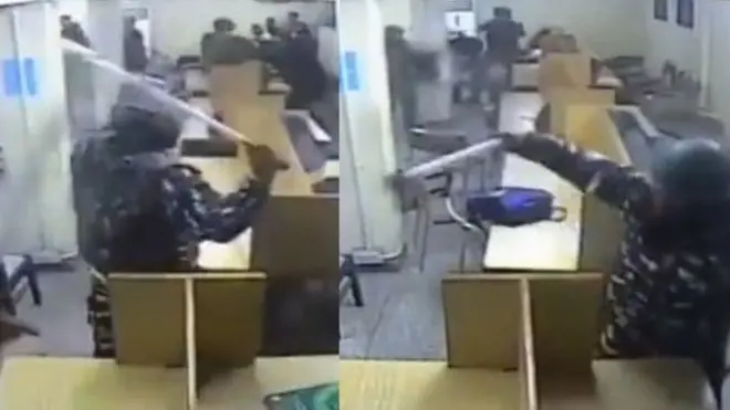 15 दिसंबर को लाइब्रेरी में पुलिस की हिंसा का सीसीटीवी फुटेज