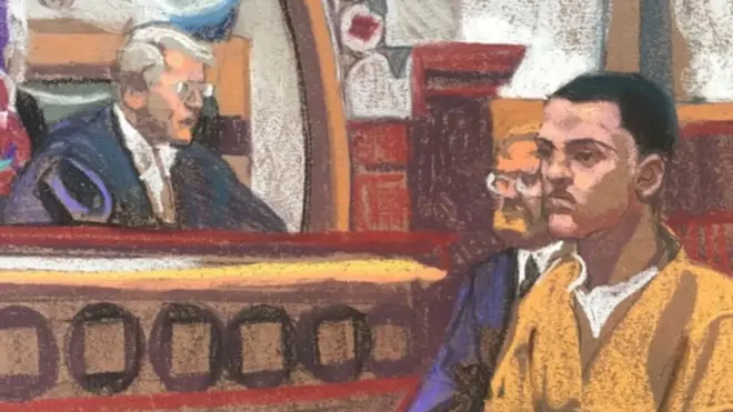 Jack Douglas Teixeira, en el tribunal.