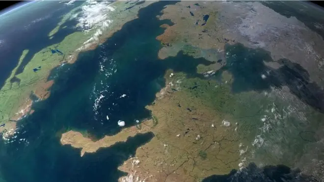 La Tierra y sus continentes vistos desde el espacio