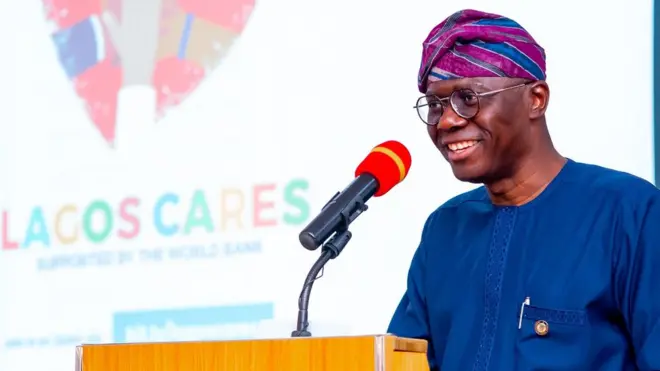 Lagos state govnor Babajide Sanwo-Olu