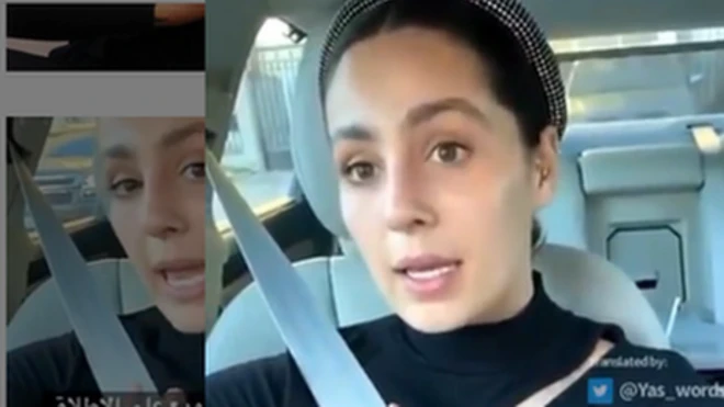 آسيا في الفيديو الذي أعادت نشره على إنستغرام