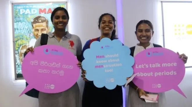 2018 වසරේ ඔසප් සනීපාරක්ෂක දිනය වෙනුවෙන් එක්සත් ජාතීන්ගේ ජනගහන අරමුදලේ කොළඹ කාර්යාලය පවත්වන ලද වැඩසටහනකට එක්වූ තරුණියන්