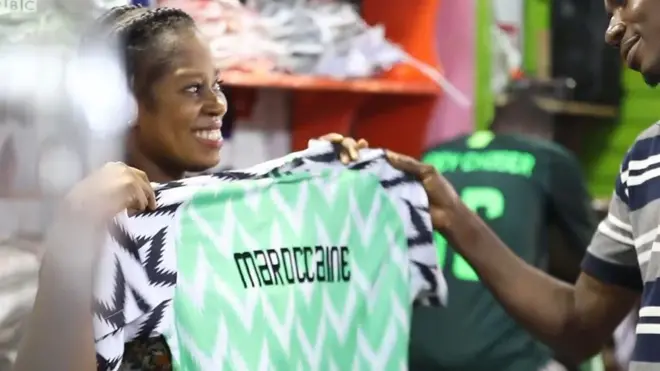 Super Eagles Jersey dey sell wella