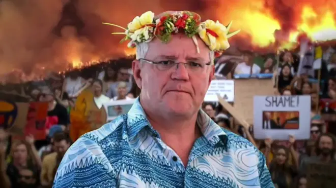 El primer ministro Scott Morrison se fue de vacaciones a Hawái mientras su país estaba en llamas.
