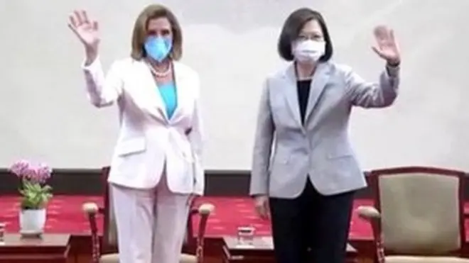 Presidente da Câmara dos EUA, Nancy Pelosi, se encontra com a presidentevalor minimo de aposta betnacionalTaiwan, Tsai Ing-wen, nesta quarta-feira (03/08)