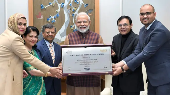 नरेंद्र मोदी, फिलिप कोट्लर अवार्ड