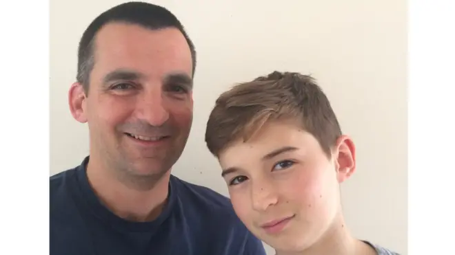 Nick Herbert y su hijo Ben