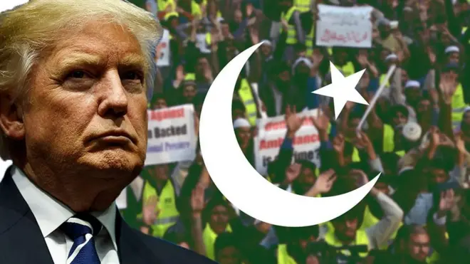 ట్రంప్ పాకిస్తాన్ నిరసనలు