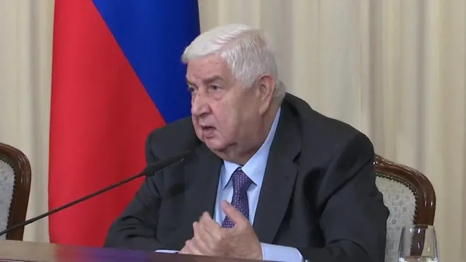 وزير خارجية سوريا وليد المعلم