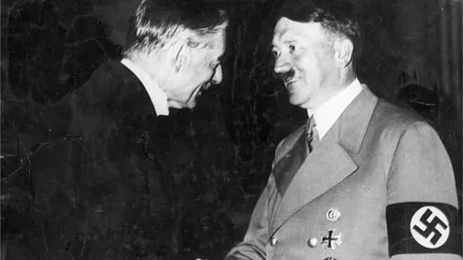 Гітлер і Чемберлен