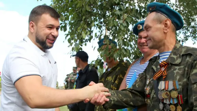 Так званий "голова" самопроголошеної "ДНР" Денис Пушилін
