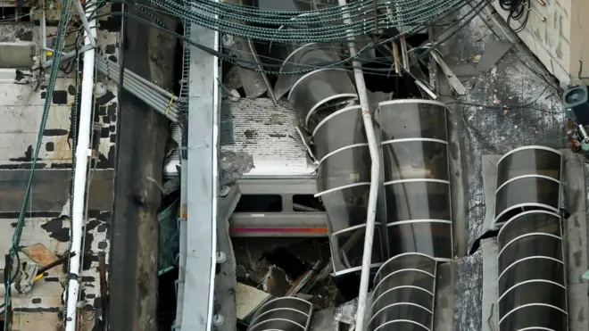 Авария поезда в Нью-Джерси