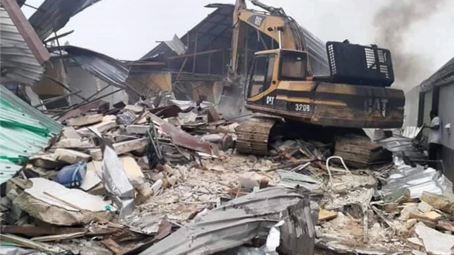 Rivers Hotel demolish