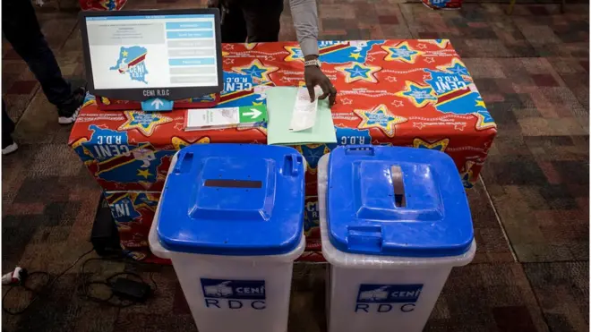 La machine à voter de la RDC