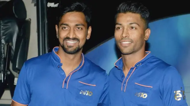 हार्दिक पांड्या, क्रुणाल पांड्या