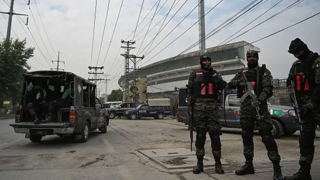 Des policiers pakistanais.