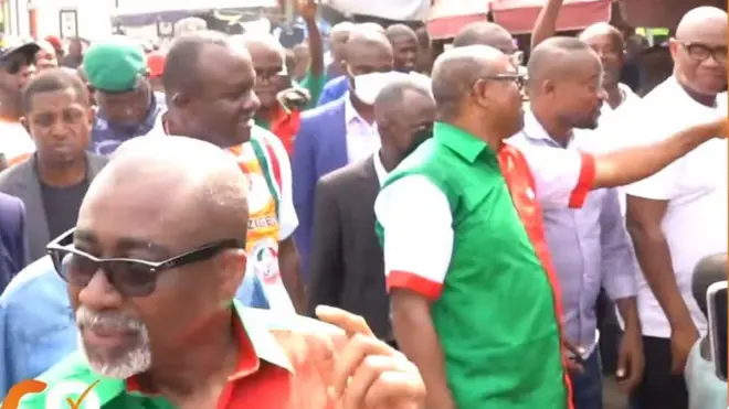 Abaribe, Valentine Ozigbo na Peter Obi