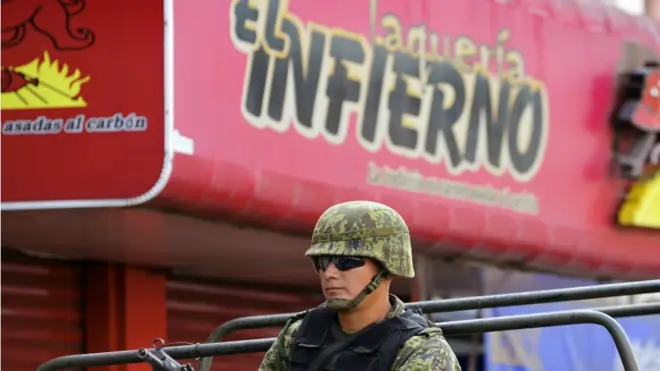 El reto a AMLO del Cartel Jalisco Nueva Generación, responsable de la emboscada a policías más mortífera de los últimos años - BBC News Mundo