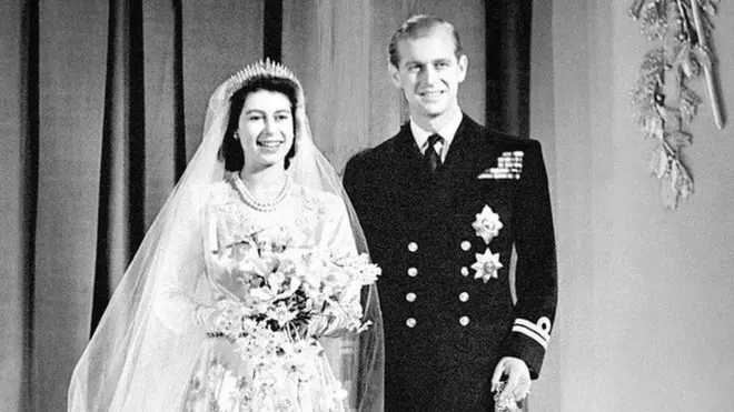 پرنس فلپ اور ملکہ