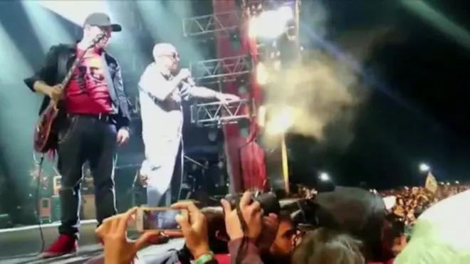 Concierto del Indio Solari en Olavarría