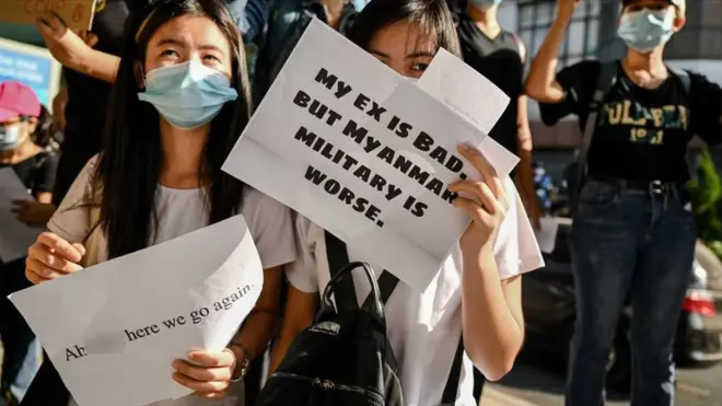 "My ex is bad but Myanmar military is worse"