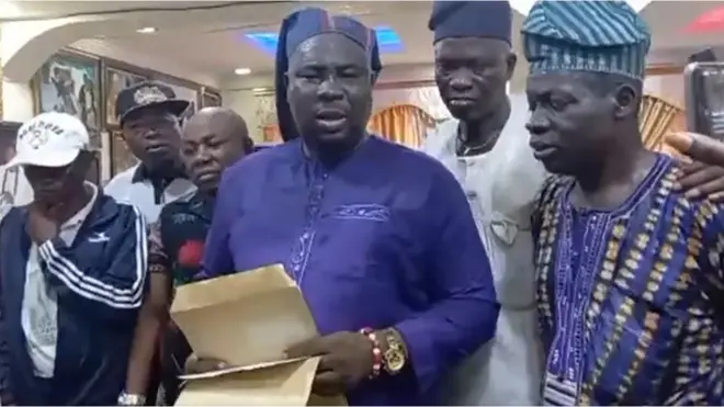 Awọn agbẹkọya to n se iwọde