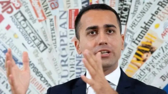5 Yıldız Hareketi'nin siyasi lideri ve Başbakan Yardımcısı Luigi Di Maio