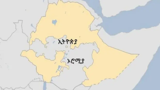 ካርታ ክልል ኦሮሚያ