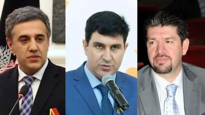 له ښی لاس: مصطفی مستور، شهزادګل اریوبي او یما یاري.