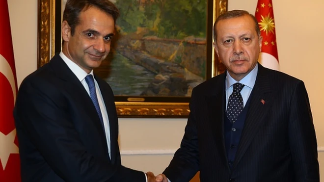 Miçotakis ile Erdoğan