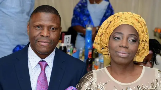 Gabriel Diya and im wife Olubunmi Diya